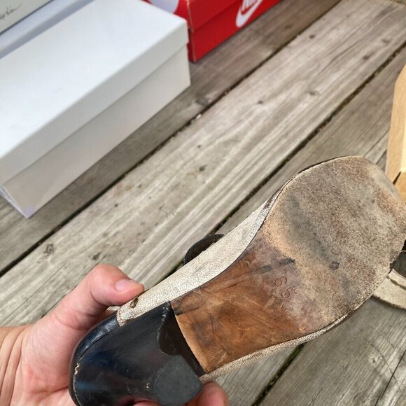 Vintage 90s Toni Pons Tan High Heels Size 36 - Picture 10 of 14